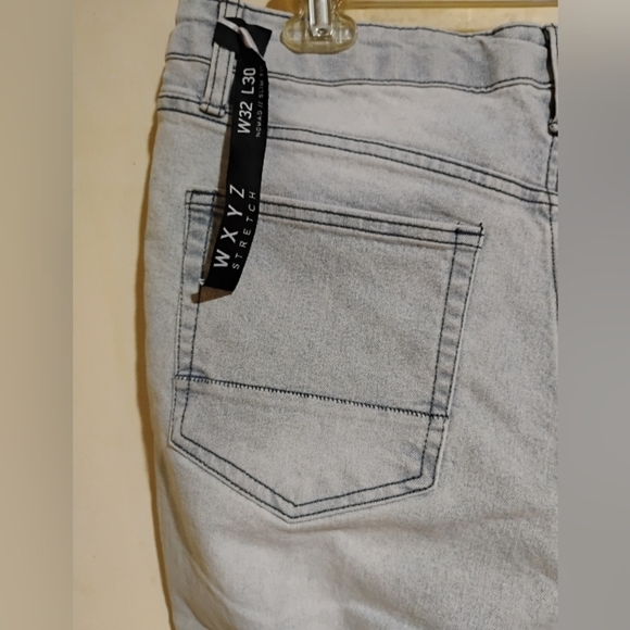 New With Tags WXYZ Jeans 32 Waist 30 Long Nomad Slim Fit Stretch Jeans - Picture 10 of 12